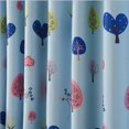 thumbnail image 3 of URMAGIC 1 Panel/39"x79"Blackout Window Curtains Eyelet Curtains Grommet Curtains for Bedroom Bathroom Living Room,Blue Love Heart, 3 of 6