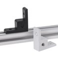 thumbnail image 3 of Conector de rueda de anclaje para puerta de sala de estar, puerta de baño, resistente al óxido, color blanco, 3 of 5