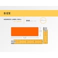 thumbnail image 3 of HOUSELABELS Compatible DYMO 30252 ORANGE Address Labels (1-1/8" x 3-1/2"), strong permanent adhesive, compatible with DYMO LW 450, 4XL, Rollo & Zebra Desktop Printers, 32 Rolls /11200 Labels, 3 of 9