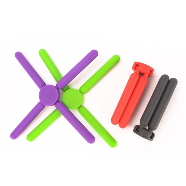 OHOIOLLA Silicone Placemat Para De Comedor Verde Con Soporte Para Teléfono Y Protección Contra Calor
