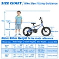 thumbnail image 5 of Korimefa Kids Bike, 14 inch Kids Bike BMX Style Bicycle with Training Wheels Coaster Brake for 4 5 6 7 Years Old Toddlers Boys Girls Multiple Colors (Blue), 5 of 14