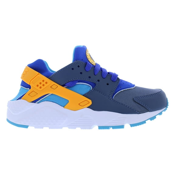 Nike Huarache Run GS Boys Shoes Size 3.5, Color: Diffused Blue/Laser Orange