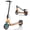 Orange, variant on Electric Scooter for Adults, 10" Solid Tires,Max 19Mph,350W Motor,21-28 Miles Range, Folding E-Scooter with Dual Suspension,APP Blue