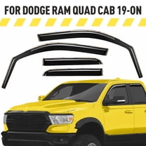 AEROGUYS Extra Durable Window Deflectors In-Channel Window Visors Rain Guards Fit for Dodge Ram 1500 2019-2026 Quad Cab, Sun Visors, Wind Vent for Shades, Exterior Car Accessories - 4 pcs. AG0898
