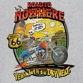 thumbnail image 3 of Road to Nowhere Sweatshirt But its a Dry Heat Funny Skeleton Biker Ride Motorcycle Skull Route 66 Southwest Hoodie, 3 of 7