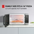 thumbnail image 3 of Toshiba 2.2 cu. ft. 24.4'' Microwave Oven in Stainless Steel, 3 of 16