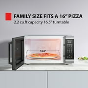 Toshiba 2.2 cu. ft. 24.4 Microwave Oven in Stainless Steel