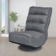 thumbnail image 2 of Silla a ras de suelo Costway Silla de gaming regulable 5 posiciones Gris, 2 of 5