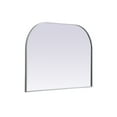 thumbnail image 3 of Metal Frame Arch Mirror 40x30 Inch in Brass, 3 of 7