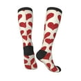 thumbnail image 4 of Daiia Sports Socks Love Printed Novelty Crew Socks for Men Women Knee High Socks Cotton Socks Soft & Breathable Support Unisex Socks, 4 of 9