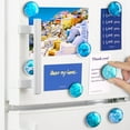 thumbnail image 5 of 12 Pcs Glass Fridge Magnets Sticker, Cute Refrigerator Magnet, Small Whiteboard Magnets, Strong Fridge Magnets for Classroom, Kitchen, Office, Home and Cabinet (Ocean), 5 of 6