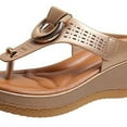 thumbnail image 6 of Comfortable Flip Flops for Women - Women's Sandals with Arch Support Casual Wedge Shoes Summer Casual Platform Sandal, 6 of 6