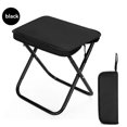 thumbnail image 3 of Outdoor Pencil Case Chair Mini Stool Camping and Fishing StoolBlack, 3 of 5
