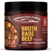 Orrington Farms Beef Flavored Broth Base & Seasoning Jar, Shelf Stable,12.0 oz