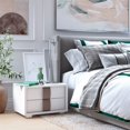 thumbnail image 2 of Henn & Hart TL0443 Malva Polished Nickel Table Lamp with Clear Glass Shade, 2 of 3