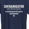 thumbnail image 3 of Instant Message - Shenanigator Definition - Women's Short Sleeve Graphic T-Shirt, 3 of 6