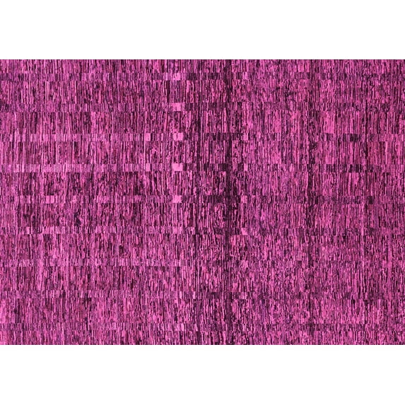 Ahgly Company Indoor Rectangle Abstract Pink Modern Area Rugs, 3' x 5'