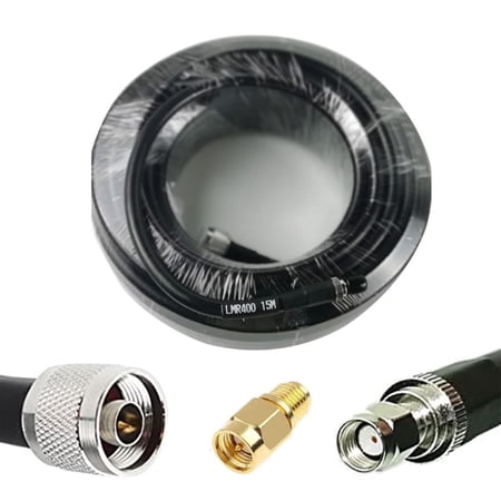 Signalplus LMR400 Coaxial Cable TV Antenna with 50 ft Reception Range New
