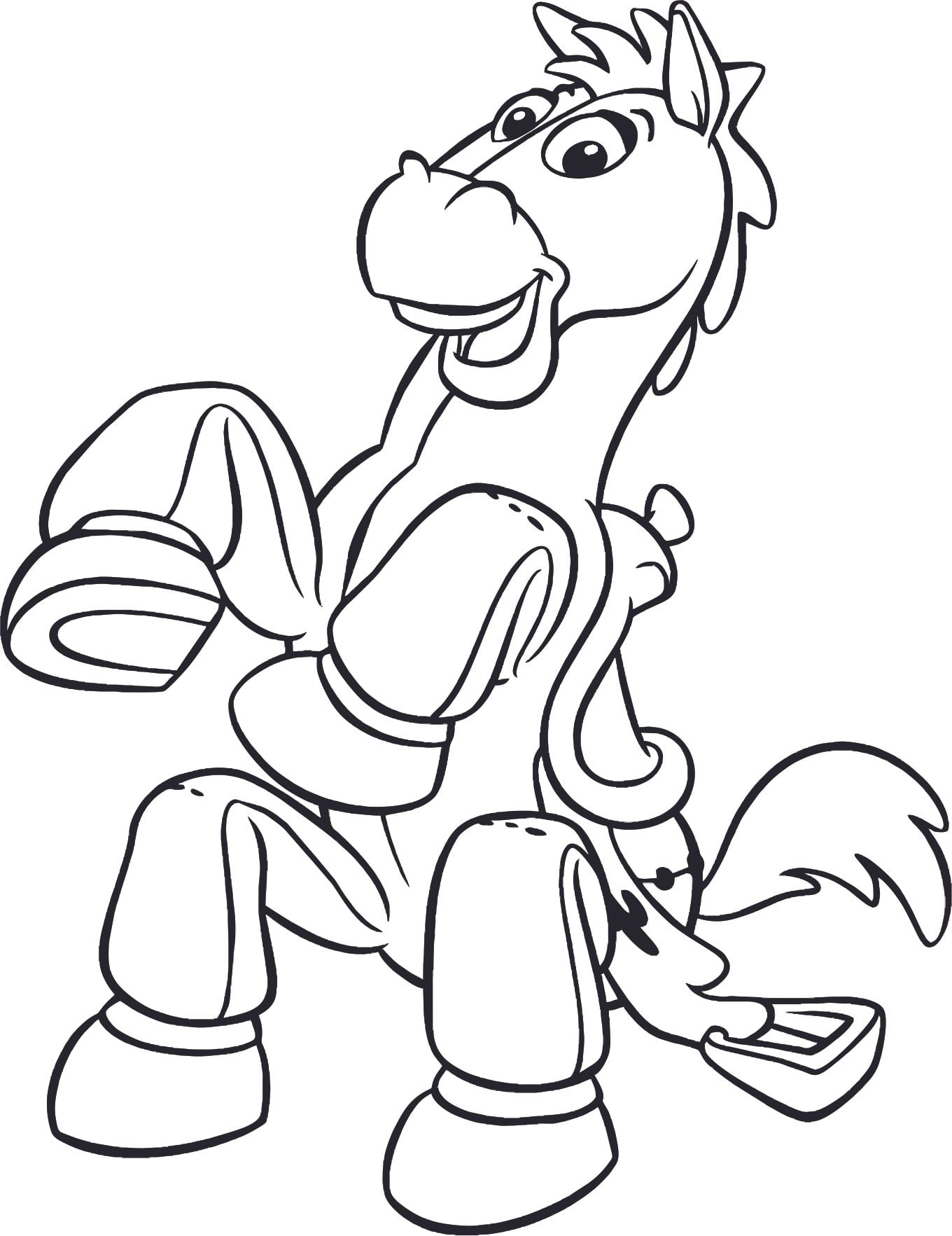 Toy Story Horse Cartoon Characters Decor Wall Art Vinyl Sticker Design