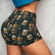 thumbnail image 4 of Fotbe Cigar Shorts Sin Costuras – Shorts Deportivos de Cintura Alta para Mujer, Elásticos para Gimnasio, Yoga, Running o Ciclismo-Small, 4 of 8