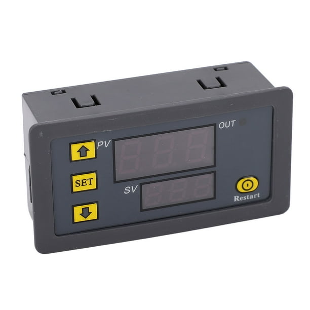 Módulo De Relé De Tiempo Pantalla Grande Modo De Suspensión OP CL LOP Parámetros Material ABS Independiente Temporizador Interruptor De Relé