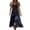 Dark Blue, variant on 250th Anniversary USA Dress Women Summer V Neck Sleeveless Vest Pockets American Flag Loose for Beach BBQ,Royal Blue M