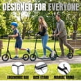 thumbnail image 6 of Large Kick Scooter for Adults & Teens – 12" Spoked Air Tires, 300lbs, Tall Bars, Wide Deck, Kickstand – Madd Gear Metro Urban Glide 300, 6 of 10