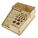 thumbnail image 1 of Matsuzay Wooden Epoxy Tools Storage Holder Paint Organizer Bottles Model Rack Almacenamiento y organización del hogar 225x165x67mm, 1 of 1