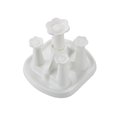 thumbnail image 1 of Feiqiong PP Estante de almacenamiento de cocina Taza Tazas de café Estante de secado Colgador de drenaje de vidrio de escritorio Soporte Organizadores de utensilios de cocina blanco 17*15.5*10 cm Moyic JJ21222-01, 1 of 6