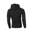 thumbnail image 2 of Fashnice Chandails en Molleton pour Hommes Sweat à Capuche à Cordon Manches Longues Coupe Régulière Sport Noir G, 2 of 3