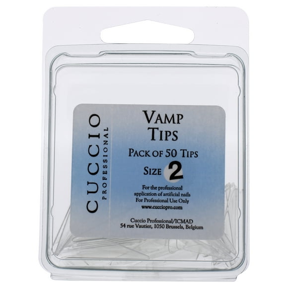 Uñas acrilicas Cuccio Vamp Tips - 2 Acrylic Nails Dama 50 Pc