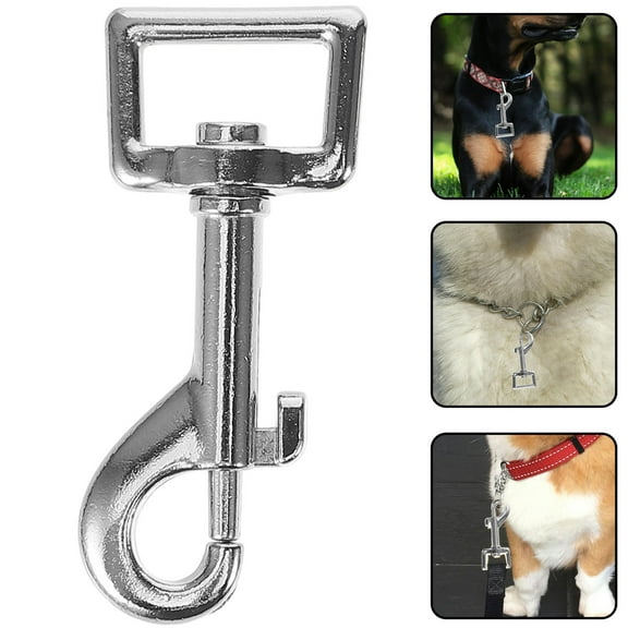 FRCOLOR 4 Pcs Dog Tie Out Cable for Camping Small 6.50X2.50X0.80CM Silver