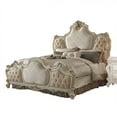 thumbnail image 2 of Acme Picardy CK Bed, Fabric & Antique Pearl, Wood, Poly Resin, Upholstered, 2 of 6