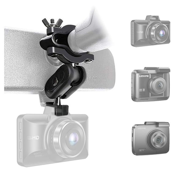 AZDOME Dash Cam Mirror Mount Holder Kit, Dash Camera Mount for Rove R2-4K Dashcam, M01 Pro, M17, M16, GS63H, GS65H Car Camera