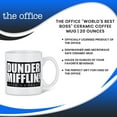 The Office "World's Best Boss" Ceramic Coffee Mug 20 ounces