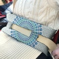 thumbnail image 2 of Floral Post Surgery Seatbelt Pillow - Mastectomy Car Cushion, Boho Chic, Pressure Relief, 2 of 6