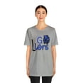 thumbnail image 3 of Unisex Jersey Short Sleeve Tee Go Lions Blue Tshirt, 3 of 12