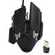 thumbnail image 1 of Ratón mecánico ergonómico para juegos cola ajustable con cable suministros de computadora 4000DPI, 1 of 5