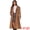 Brown, variant on DARING DIVA Women's Long Faux Suede Jacket Women Fall Winter Trench Coat with Pockets XS Dark Coffee