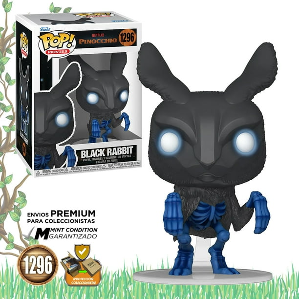 Funko Pop Conejo Negro Funko #1296 Pinocho Netflix Original Black Rabbit Pinocchio