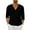 Black, variant on Long Sleeve Tops for Men Casual Cotton Linen V Neck Pullover Lightweight Loose Breathable Spring Fall Tops