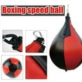 thumbnail image 3 of Sport Fitness MMA Boxing Punching Ball Speed Training Bag Leather Pear F6X2 V5V2, 3 of 9