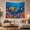 Tropical Fish, variant on Tropical Fish in Vibrant Coral Reef with Sunbeams, Serene Illustration for Ocean Lovers, Underwater Scene Art, Housewarming Gift Tapestry Wall Hanging for Bedroom and Living Room