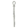 thumbnail image 2 of Sterling Silver Polished & Textured Key Pendant, 2 of 3