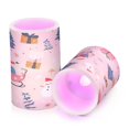 thumbnail image 7 of Yayeee Flameless Candles with Remote Flickering Battery Operated Multi Color Changing, Blue Christmas Santa, 7 of 7