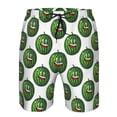 thumbnail image 4 of Kdxio Happy Watermelon Pattern Mens Casual Shorts - Drawstring Summer Beach Sports Shorts for Men, 4 of 9