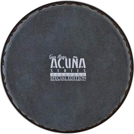 Gon Bops 10.75" Remo Skyndeep Synthetic Conga Drum Head with GB Logo, Black