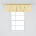 thumbnail image 2 of Ambesonne Yellow and White Window Valance, Ornate Floral, 54" X 18", Pale Yellow White, 2 of 3