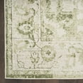thumbnail image 4 of Nourison Astra Machine Washable Center medallion Ivory Green 7'10" x 10' Area Rug (8x10), 4 of 9