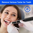 thumbnail image 4 of 1 PC Remover for Teeth, Tartar Remover for Teeth Cleaning with 4 Replaceable Heads and 3 Adjustable Modes, Rechargeable Teeth Cleaning Plaque Remover for Home pink, 4 of 7